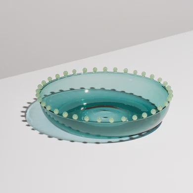 Pearl Platter - Teal+ Jade