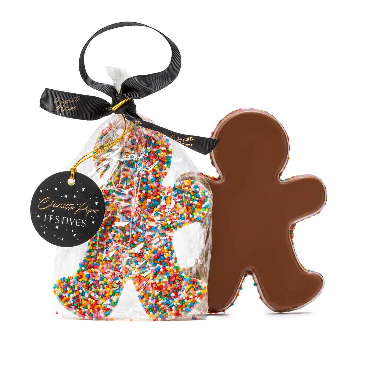 100g Sprinkle Hanging Gingerbread Man (Milk)