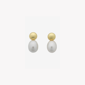 Cove Gold Pearl Earrings