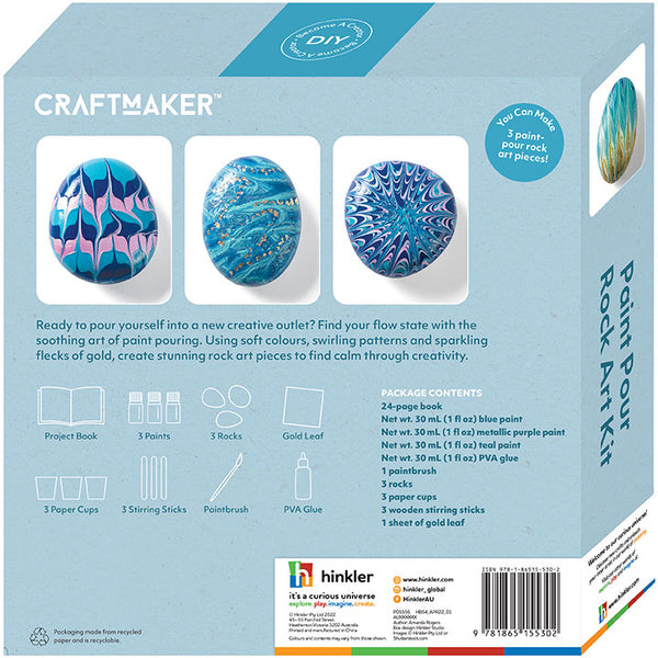 Paint Pour Rock Art Kit