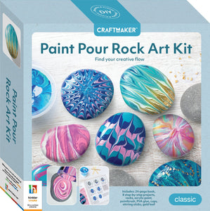 Paint Pour Rock Art Kit