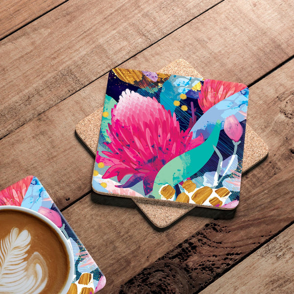 4 pc Coaster Set - Australian Dream