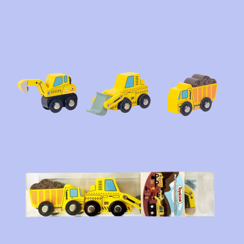 Wooden Wheelie Construction Set