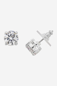 Ballet Silver Stud Earrings