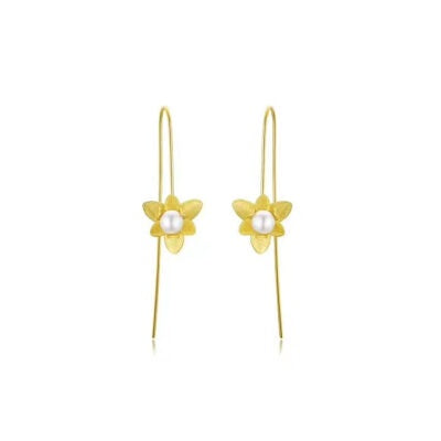 Cymbidium Hook Earrings